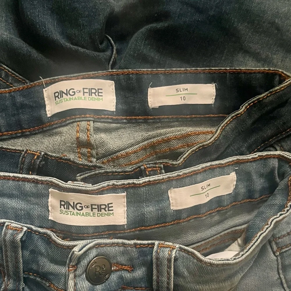 Two (2) Pairs of Boys Jeans Size 10